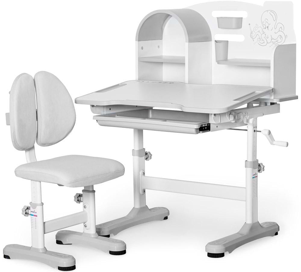 Комплект мебели школьный Mealux Octo Grey (BD-33 G)